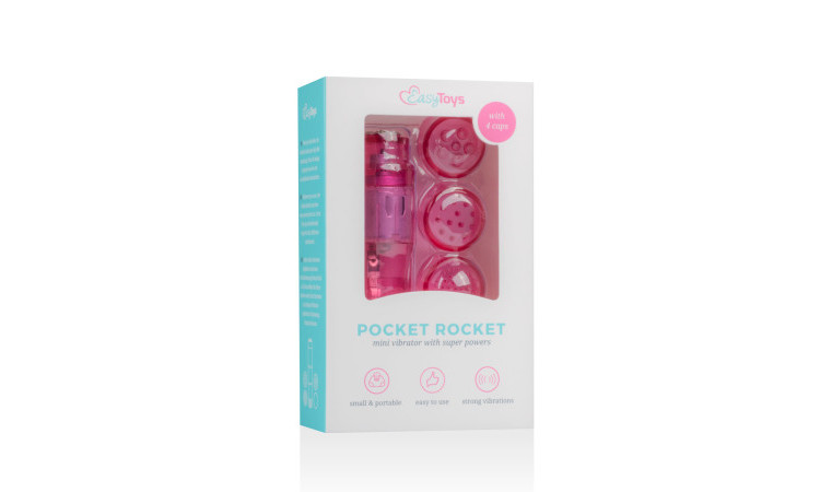 Easytoys Pocket Rocket - Pink - Image 5