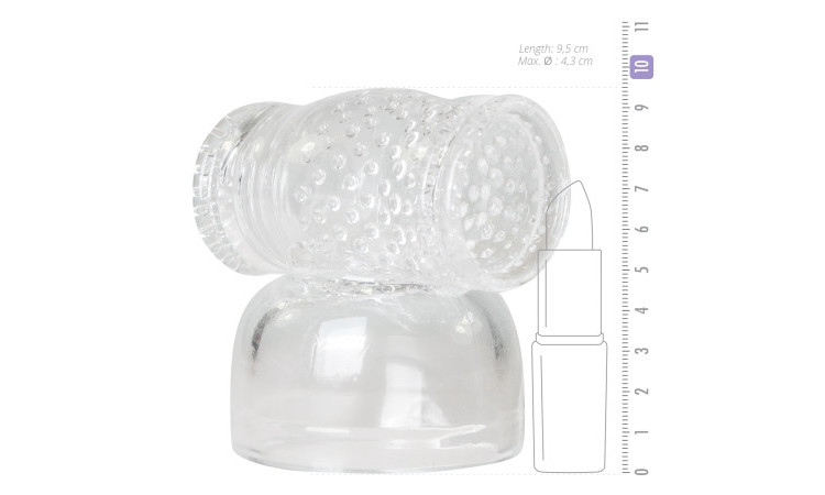 Easytoys Clear Masturbator Wand Attachtment - Image 4