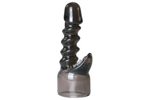 Easytoys Spiral Wand Attachment - Black