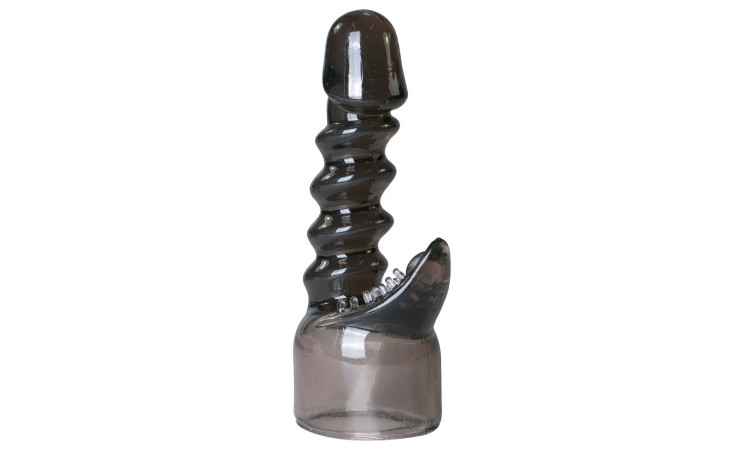 Easytoys Spiral Wand Attachment - Black - Image 1