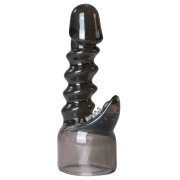 Easytoys Spiral Wand Attachment - Black - Image 1