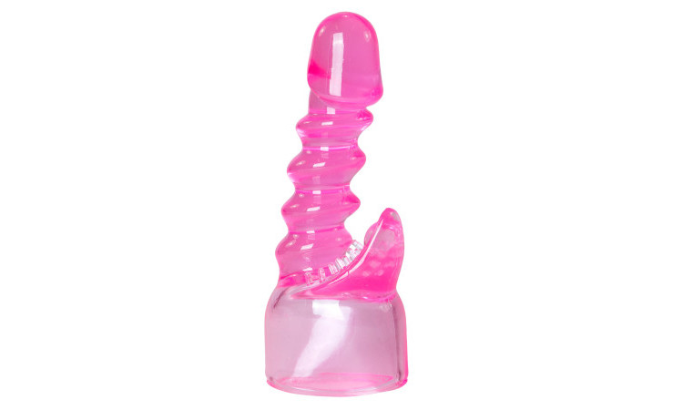Easytoys Spiral Wand Attachment - Pink - Image 1
