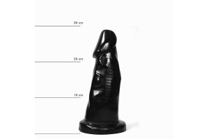 All Black Dildo 29 cm