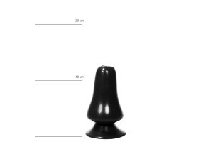 All Black Butt Plug 12 cm - Black