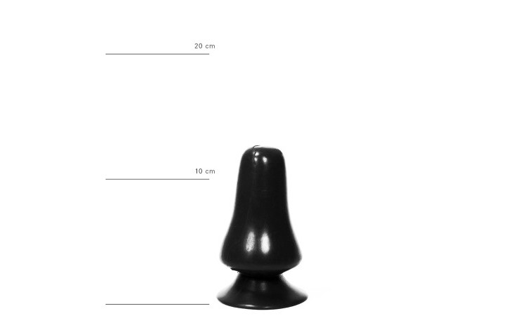 All Black Butt Plug 12 cm - Black - Image 1