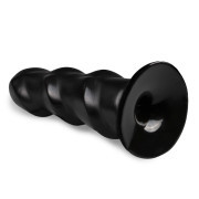 Black Anal Dildo With Ridges - Image 2