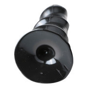 Black Anal Dildo With Ridges - Image 5