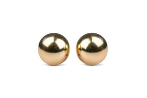 Gold ben wa balls - 25mm