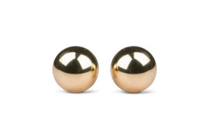 Gold ben wa balls - 22mm