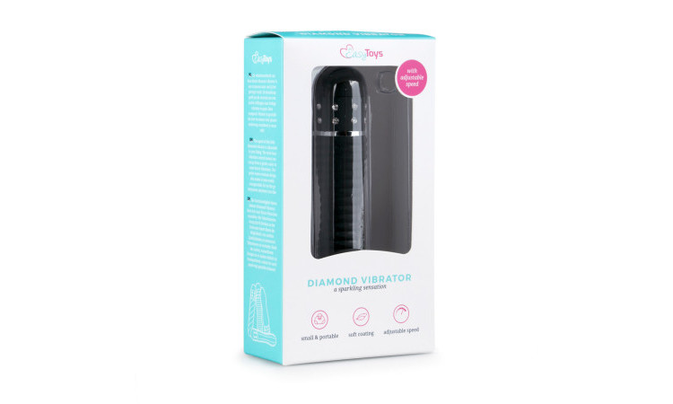 Love Diamond Vibrator Black - Image 2