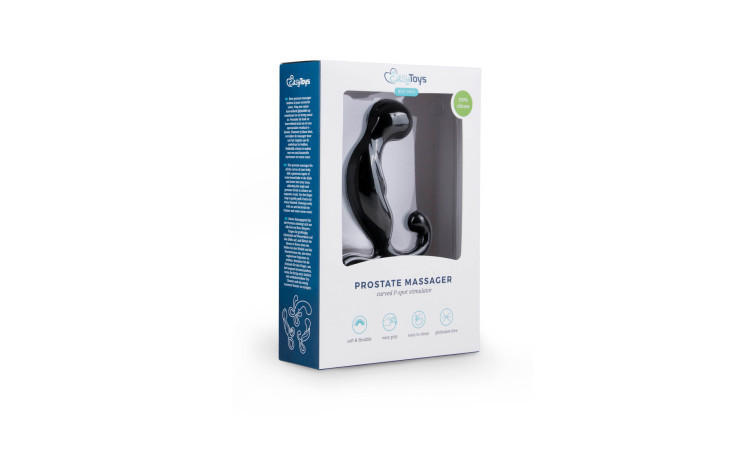 Curved Prostate Massager - Black - Image 2
