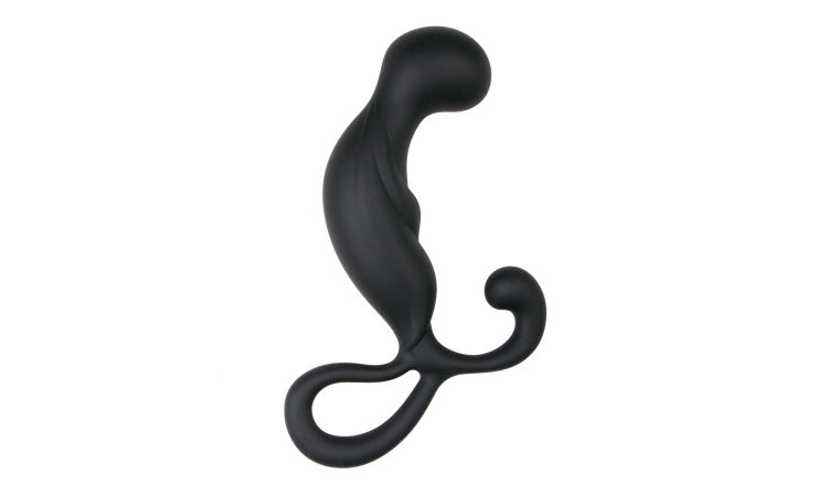 Curved Prostate Massager - Black - Image 1