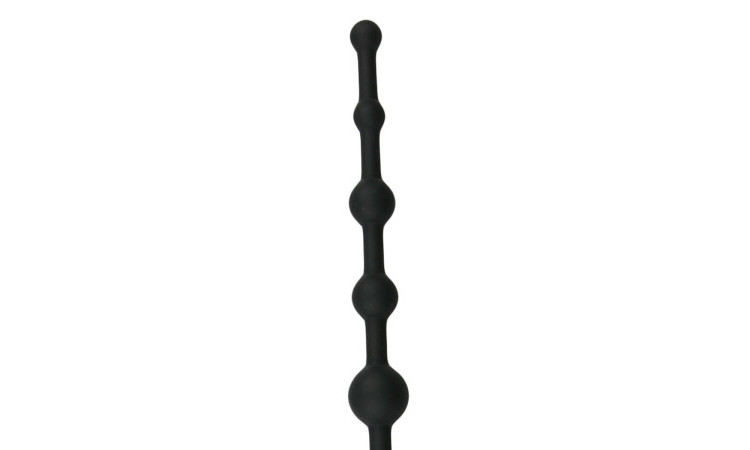 Long Anal Beads Black - Image 3