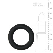 Silicone Cock Ring Black small - Image 3