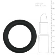 Silicone Cock Ring Black large - Image 3