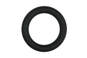 Silicone Cock Ring Black large