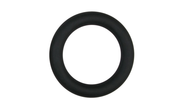 Silicone Cock Ring Black large - Image 1