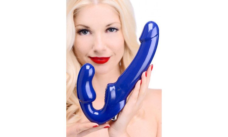 Revolver II Vibrating Strapless Strap On Dildo - Image 3