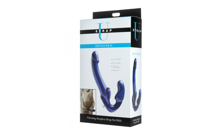 Revolver II Vibrating Strapless Strap On Dildo - Image 5