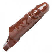 Really Ample Penis Enhancer Sheath - Brown - Image 2