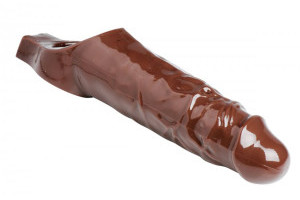Really Ample Penis Enhancer Sheath - Brown