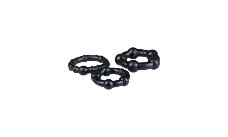 Black Performance Erection Rings - Packaged - Image 2