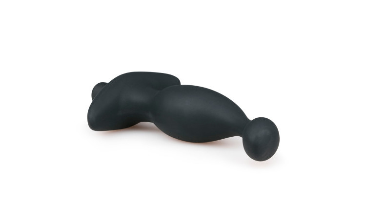 Black Silicone Prostate Vibrator - Image 3
