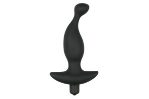Black Silicone Prostate Vibrator