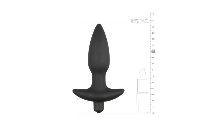 Black Silicone Perineum Tickler - Image 5