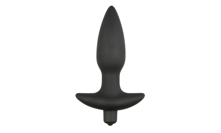 Black Silicone Perineum Tickler - Image 1