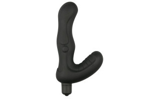 Black Vibrating Buttplug