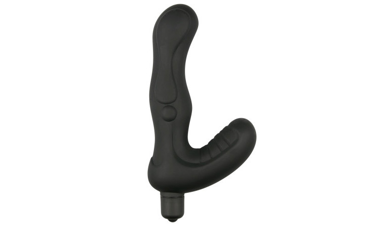 Black Vibrating Buttplug - Image 1