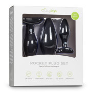 Black Silicone Buttplug Set - Image 2
