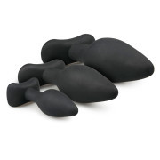 Black Silicone Buttplug Set - Image 3