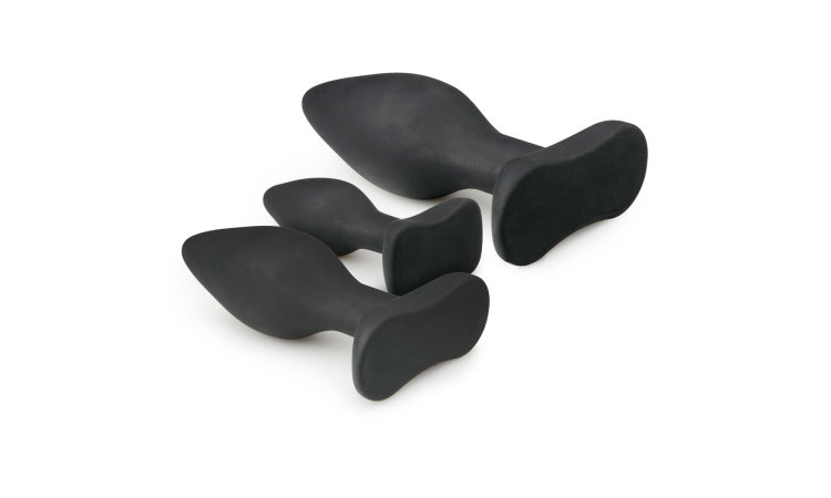Black Silicone Buttplug Set - Image 4