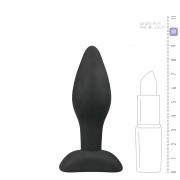 Small Black Silicone Buttplug - Image 5