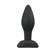 Small Black Silicone Buttplug - Image 1