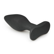 Medium Black Silicone Buttplug - Image 4