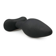 Large Black Silicone Buttplug - Image 3