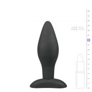 Large Black Silicone Buttplug - Image 5