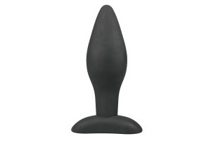 Large Black Silicone Buttplug