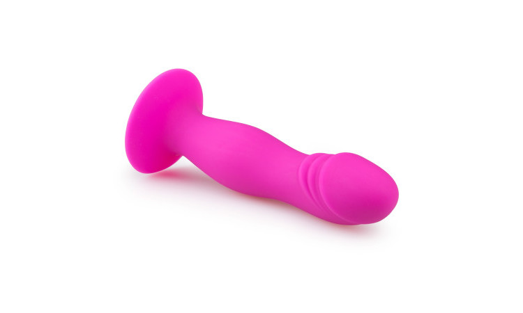 Pink Silicone Suction Cup Dildo - Image 3