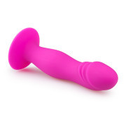 Pink Silicone Suction Cup Dildo - Image 3