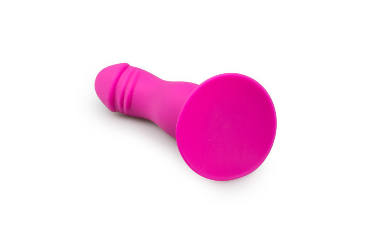 Pink Silicone Suction Cup Dildo - Image 5