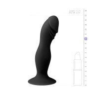 Black Silicone Suction Cup Dildo - Image 4