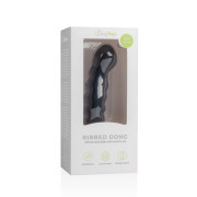 Silicone Suction Cup Dildo - Black - Image 5