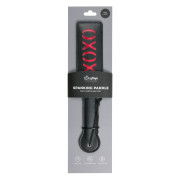 Black Leather Paddle - XOXO - Image 2