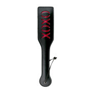 Black Leather Paddle - XOXO - Image 1