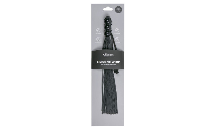 Black Silicone Whip - Image 2