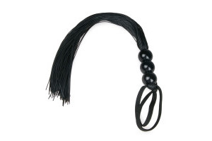 Black Silicone Whip